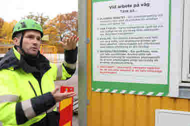 Håcan Eskilsson, utbildare och handledare i Byggbranschens Säkerhetspark.