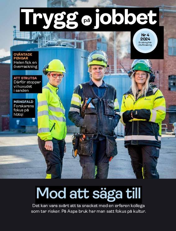 Tidningen Trygg på jobbet nummer 4 2024