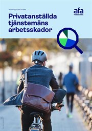 Omslag till rapport - Privatanställda tjänstemäns arbetsskador